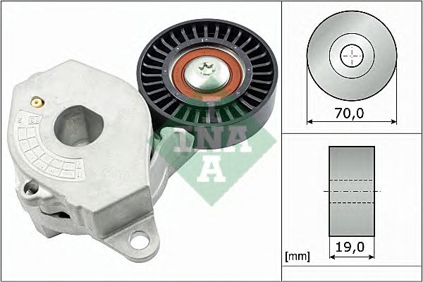 intinzator,curea transmisie TOYOTA AURIS/COROLLA/VERSO S/YARIS 1.3/1.33 10-