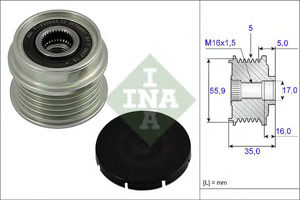 Sistem roata libera, generator VW 1,9TDI A4/PASSAT