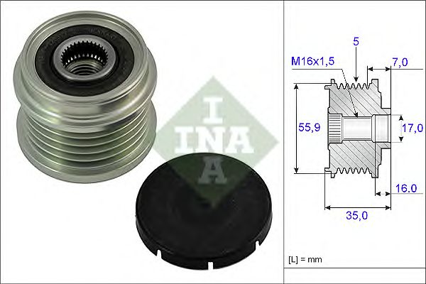 Sistem roata libera, generator