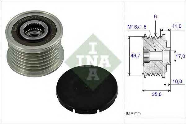 Sistem roata libera, generator MERCEDES-BENZ 2,2CDI/2,7CDI