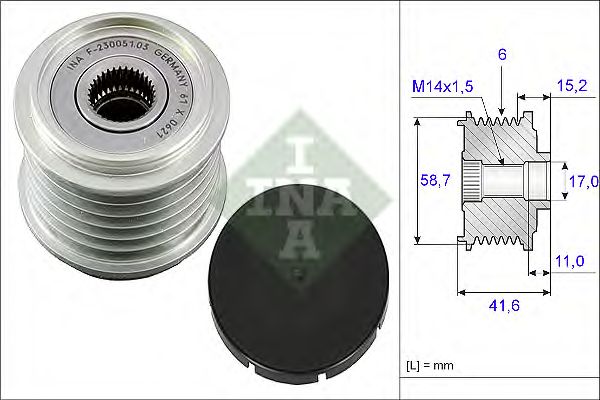 Sistem roata libera, generator