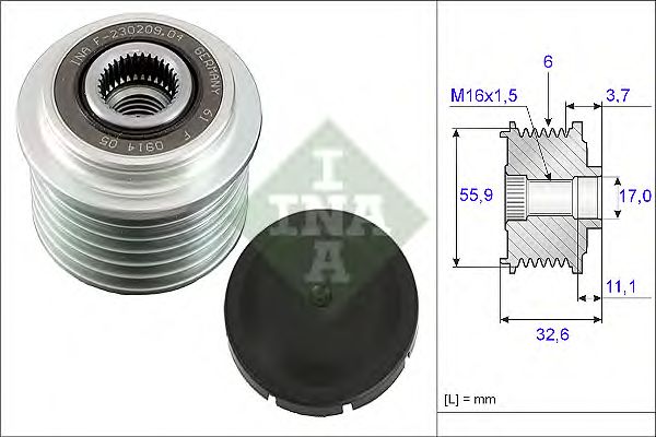 Sistem roata libera, generator