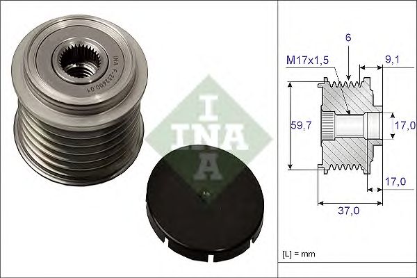 Sistem roata libera, generator