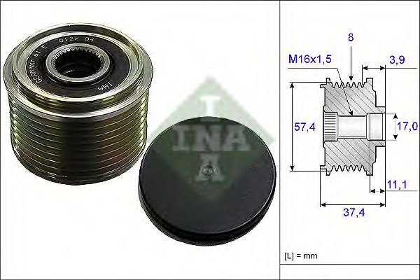 Sistem roata libera, generator