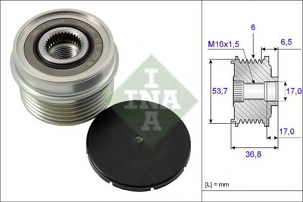 Sistem roata libera, generator FORD 1,8/2,0 16V 00-07