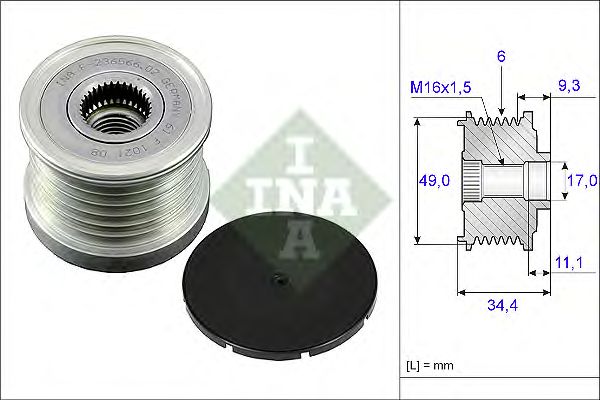 Sistem roata libera, generator BMW E81/E87/E46 1,6/2,0