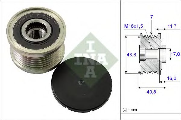 Sistem roata libera, generator