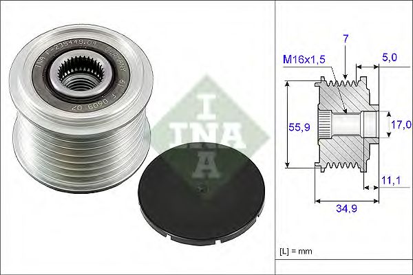 Sistem roata libera, generator