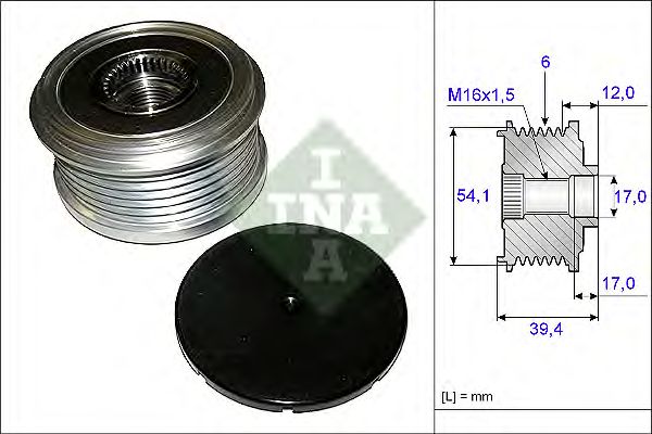 Sistem roata libera, generator FORD 1,4TDCI FIESTA/FUSION