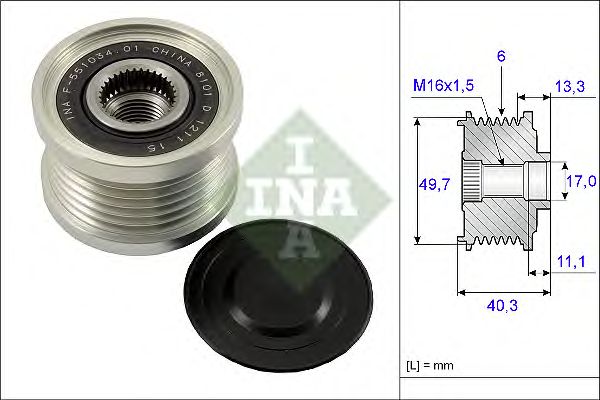 Sistem roata libera, generator