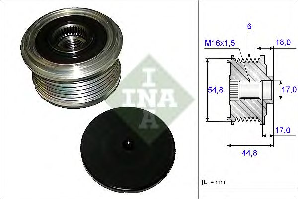 Sistem roata libera, generator