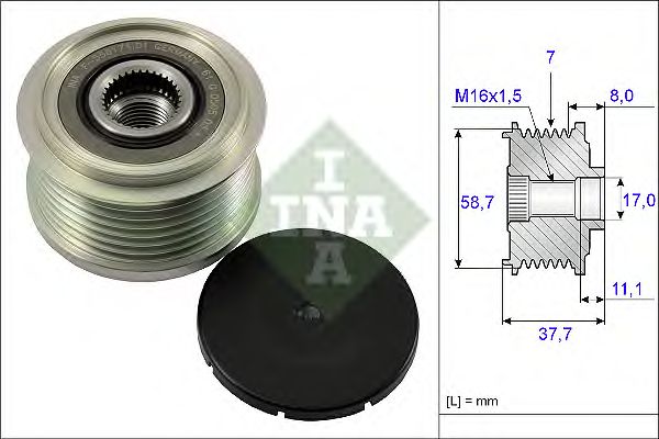 Sistem roata libera, generator