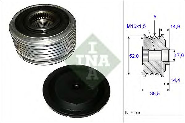 Sistem roata libera, generator