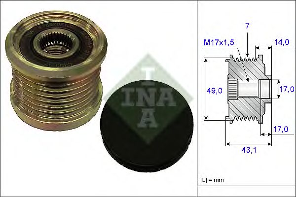 Sistem roata libera, generator