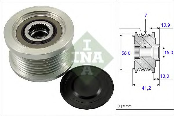 Sistem roata libera, generator TOYOTA 2,3/3,0 D-4D