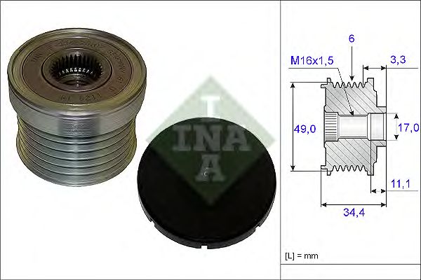 Sistem roata libera, generator BMW E81/E82/E46