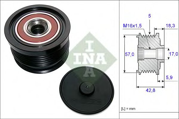 Sistem roata libera, generator ALFA