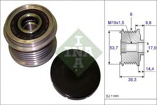 Sistem roata libera, generator OPEL 2,0CDTI 08- INSIGNIA