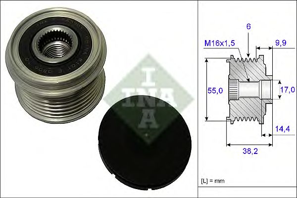 Sistem roata libera, generator HYUNDAI 2,0CRDI 09- TUCSON/SANTA FE/IX35