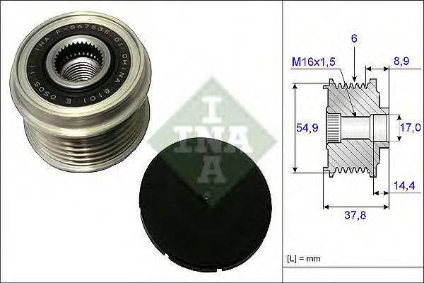 Sistem roata libera, generator KIA SORENTO 2,4 CWT 09-