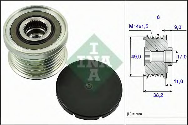 Sistem roata libera, generator BMW 10-