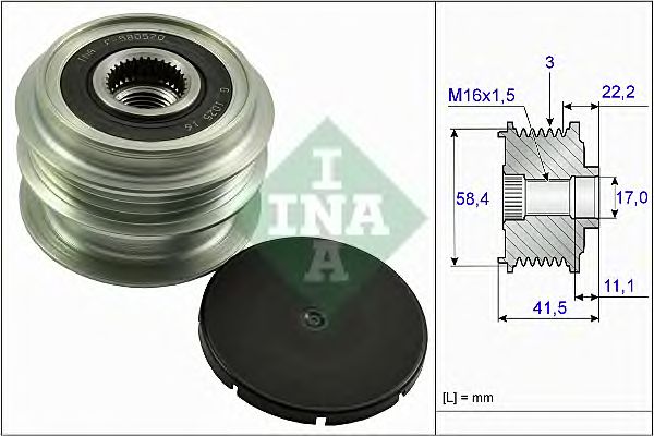 Sistem roata libera, generator