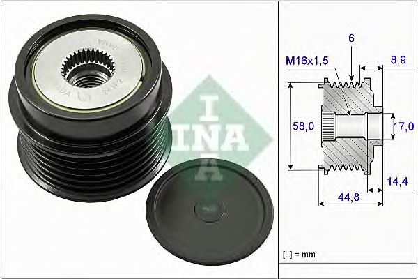 Sistem roata libera, generator