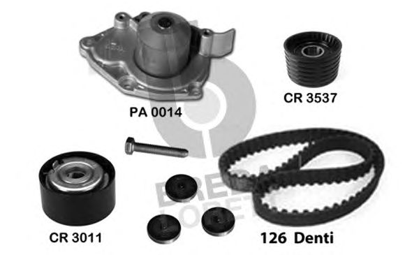 Set pompa apa + curea dintata