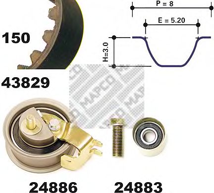 Set curea de distributie