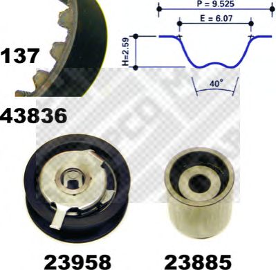 Set curea de distributie