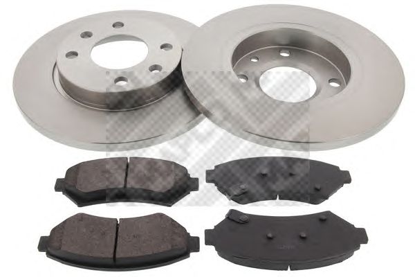 Set frana, frana disc