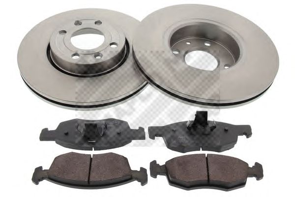 Set frana, frana disc