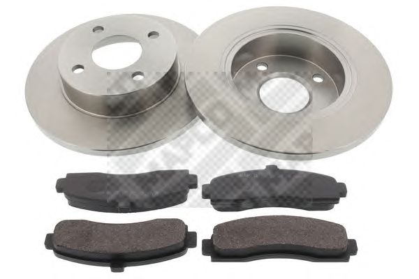 Set frana, frana disc