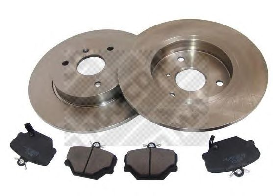 Set frana, frana disc