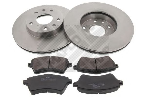 Set frana, frana disc