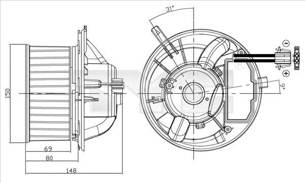 Ventilator, habitaclu