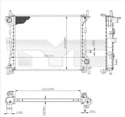 Radiator, racire motor