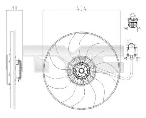 Ventilator, radiator