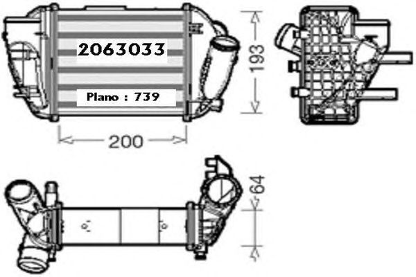 Intercooler, compresor