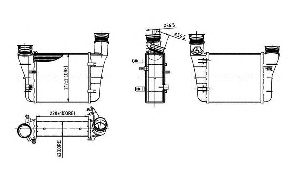 Intercooler, compresor