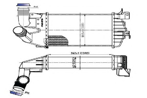 Intercooler, compresor