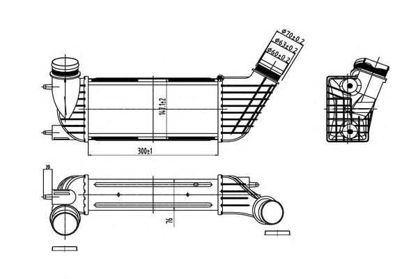 Intercooler, compresor