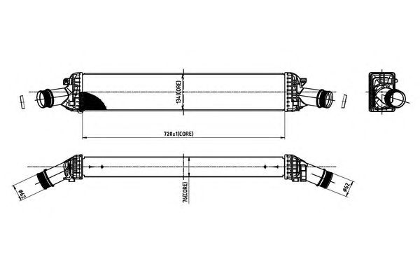 Intercooler, compresor