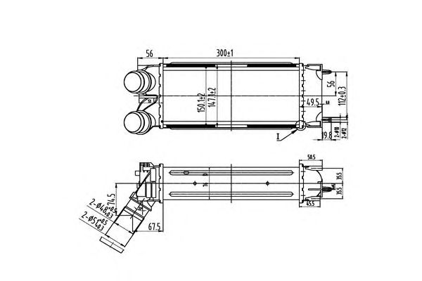 Intercooler, compresor