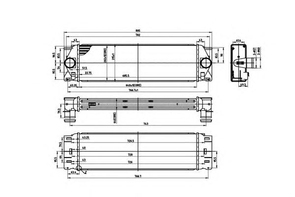 Intercooler, compresor