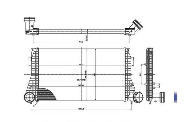 Intercooler, compresor