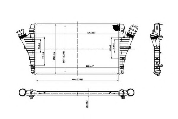 Intercooler, compresor