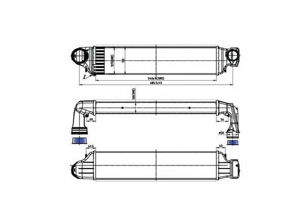 Intercooler, compresor