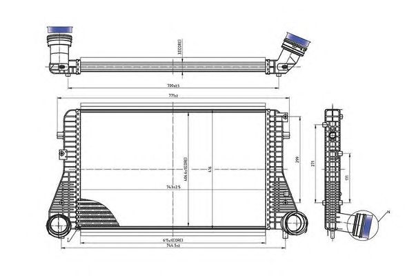 Intercooler, compresor