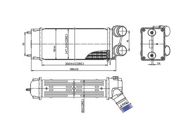 Intercooler, compresor